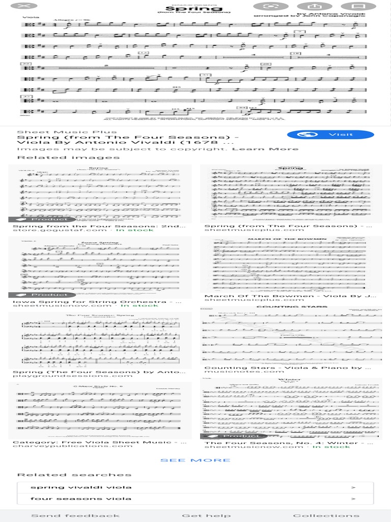 Viola Spring Music - Google Search | PDF