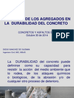 Influencia de Los Agregados en La Durabilidad Del Concreto - Diego Sanchez