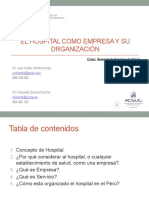 Clase 4 Hospital Como Empresa y Su Organizacion
