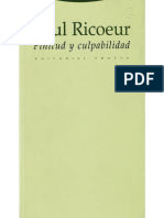 Ricoeur Finitud y Culpabilidad Copy