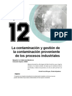 La Contaminación y Gestión de La Contaminación Proveniente de Los Procesos Industriales