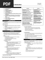 Biochemistry: Introduction To Metabolism