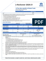 Tata MF Tax - Reckoner - 2020 - 21