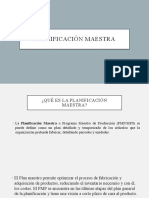 Planificación Maestra