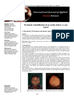 Prosthetic Rehabilitation of An Ocular Defect A Case Report