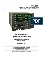 98RE243-Issue-12-TFM-500 Installation-and-Operating-Instructions