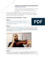 2.1-Aprendiendo A Pasar El Arco Del Violin Adecuadamente