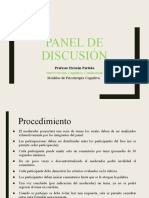 Panel de Discusión Modelos de Psicoterapia Cognitiva