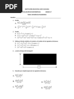 Evaluación Division de Polinomios