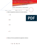 Examen Algebra Examen Primer Bimestre Tercer Grado