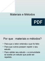 Materiais e Métodos