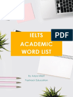 Ielts Academic Word List: by Asiya Miart Fastrack Education