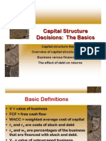 capital structure basics