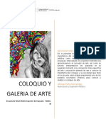 Coloquio y Galería de Arte