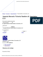 Agencia literaria Victoria Sanders