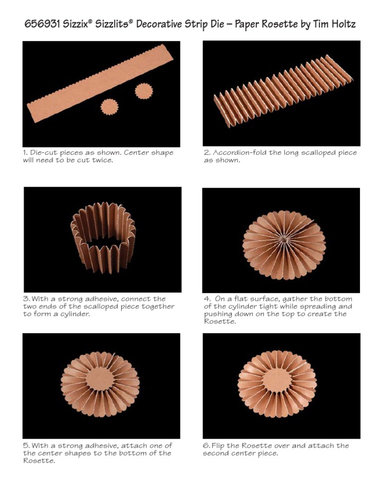 Crafting a Paper Rosette | PDF