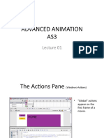 Lecture 01 ADVANCED ANIMATION AS3