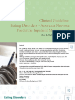 Clinical Guideline Eating Disorders - Anorexia Nervosa Paediatric Inpatient Management