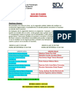 GUIA DE EXAMEN SEGUNDO PARCIAL Procedimientos