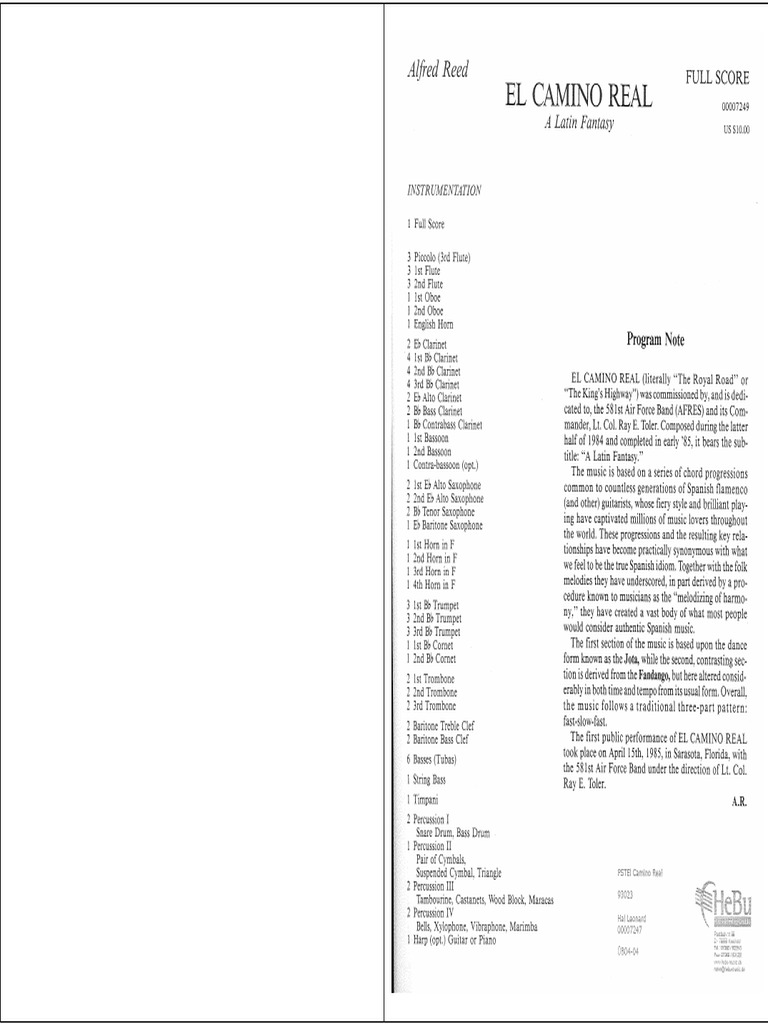 El camino real pdf
