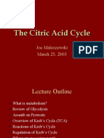 The Citric Acid Cycle