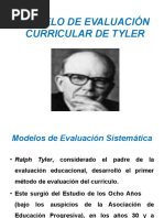 Modelo de Evaluación Curricular de Tyler