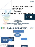 A.3. Sosialisasi PMK 43 TH 2019 Puskesmas