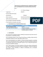 Plan de Continuidad Educativa de La Unidad Educativa Mundo de Alegria