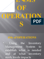 4.0-THE 4Ms of OPERATIONS