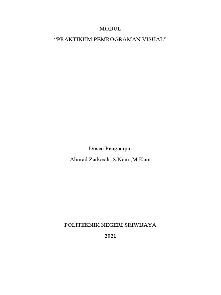 Pengenalan C# dan Visual Studio IDE | PDF