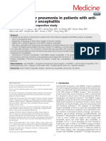 Medicine: Risk Factors For Pneumonia in Patients With anti-NMDA Receptor Encephalitis