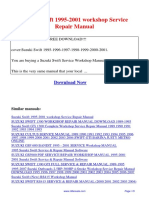 Suzuki Swift 1995-2001 Workshop Service Repair Manual: Download Now