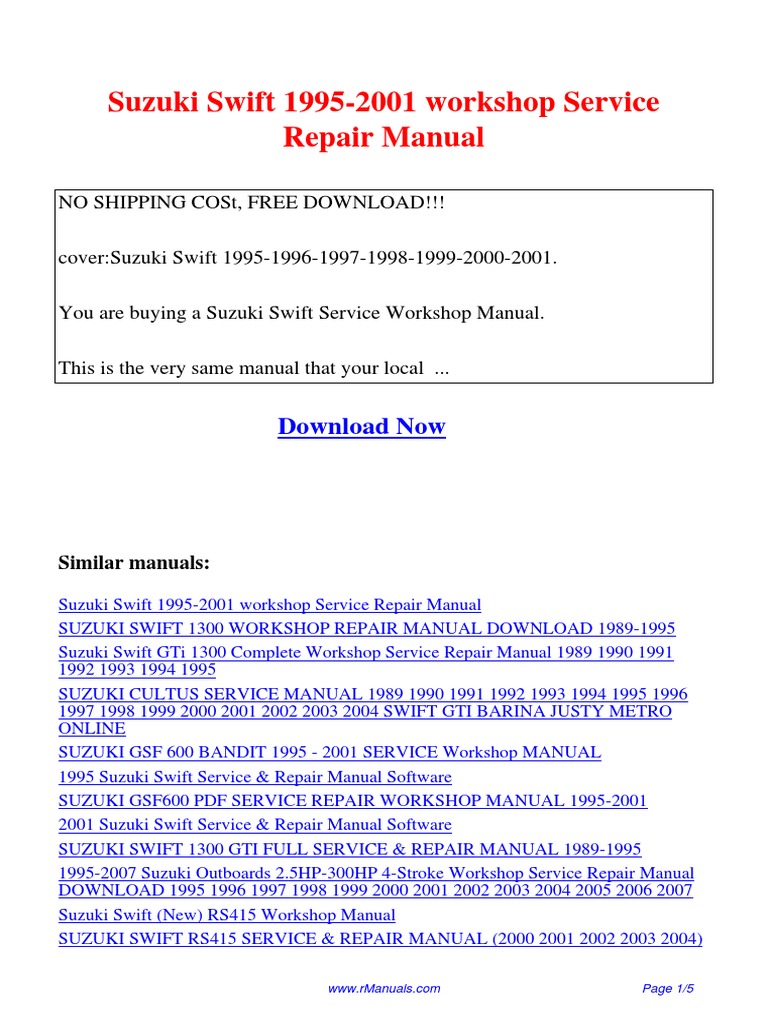 Suzuki Bandit 600 Manual Free Download