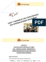 Unidad 4 Licencia Manipulación Explosivos