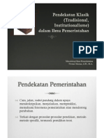 Pendekatan Klasik