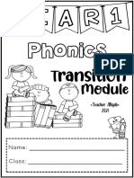 Year 1 Phonics Transition Module