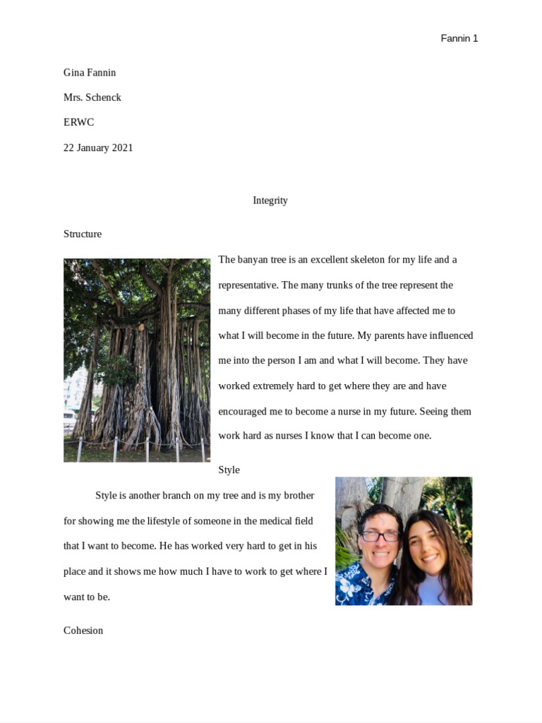 Integrity | PDF | Trees | Human Nature