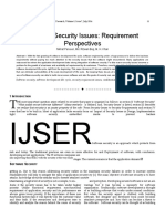 Software Security Issues Requirement Perspectives