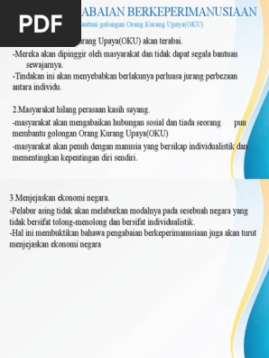 Kesan Pengabaian Berkeperimanusiaan Pdf