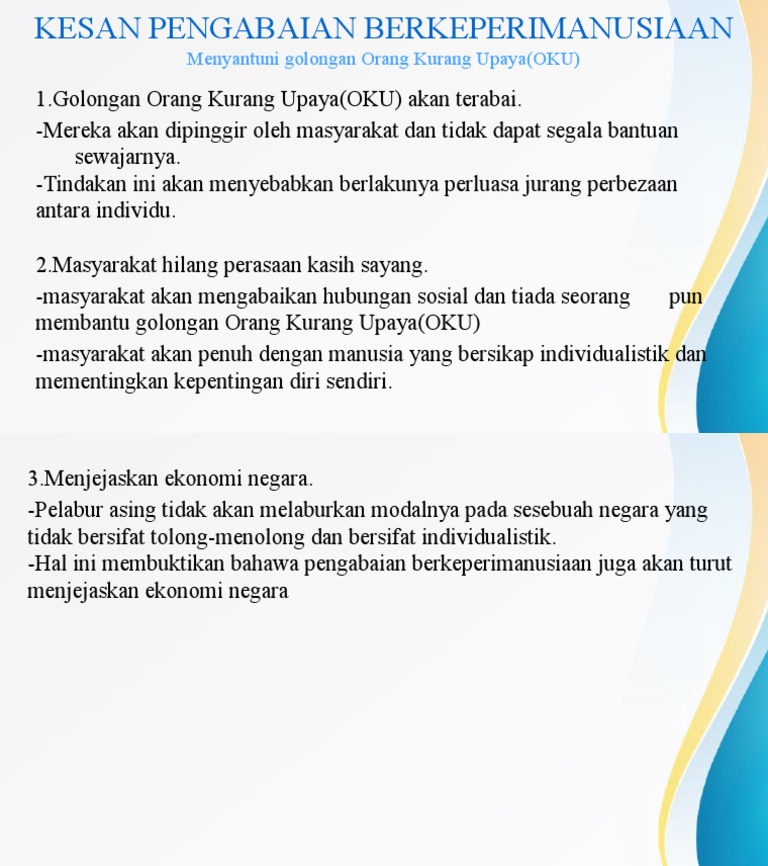 Kesan Pengabaian Berkeperimanusiaan Pdf