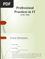 Professional Practices in IT