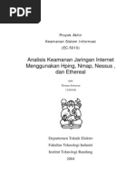 Download Analisis Keamanan Jaringan Internet Menggunakan Hping Nmap Nessus dan Ethereal by Muhammad Rizqi SN50871093 doc pdf