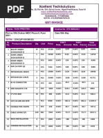 GST Invoice: Name: Yash Prestek Invoice No: XTS18052021