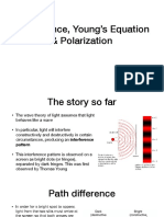 2.2 Interference, Young's Equation, Polarization