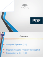 Intro To C++ Programming and Computer Organization