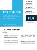 13 Internet ELTS Speaking Topic PDF