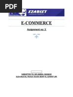 E-Commerce Assignment#3...