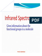 Infrared Spectroscopy Infrared Spectroscopy Infrared Spectroscopy Infrared Spectros