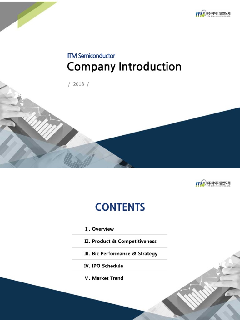 ITM Semiconductor Company Overview | PDF | Smartphone | Internet Of Things