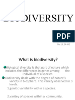 Biodiversity: by Balasankar.S No:16, S4-ME